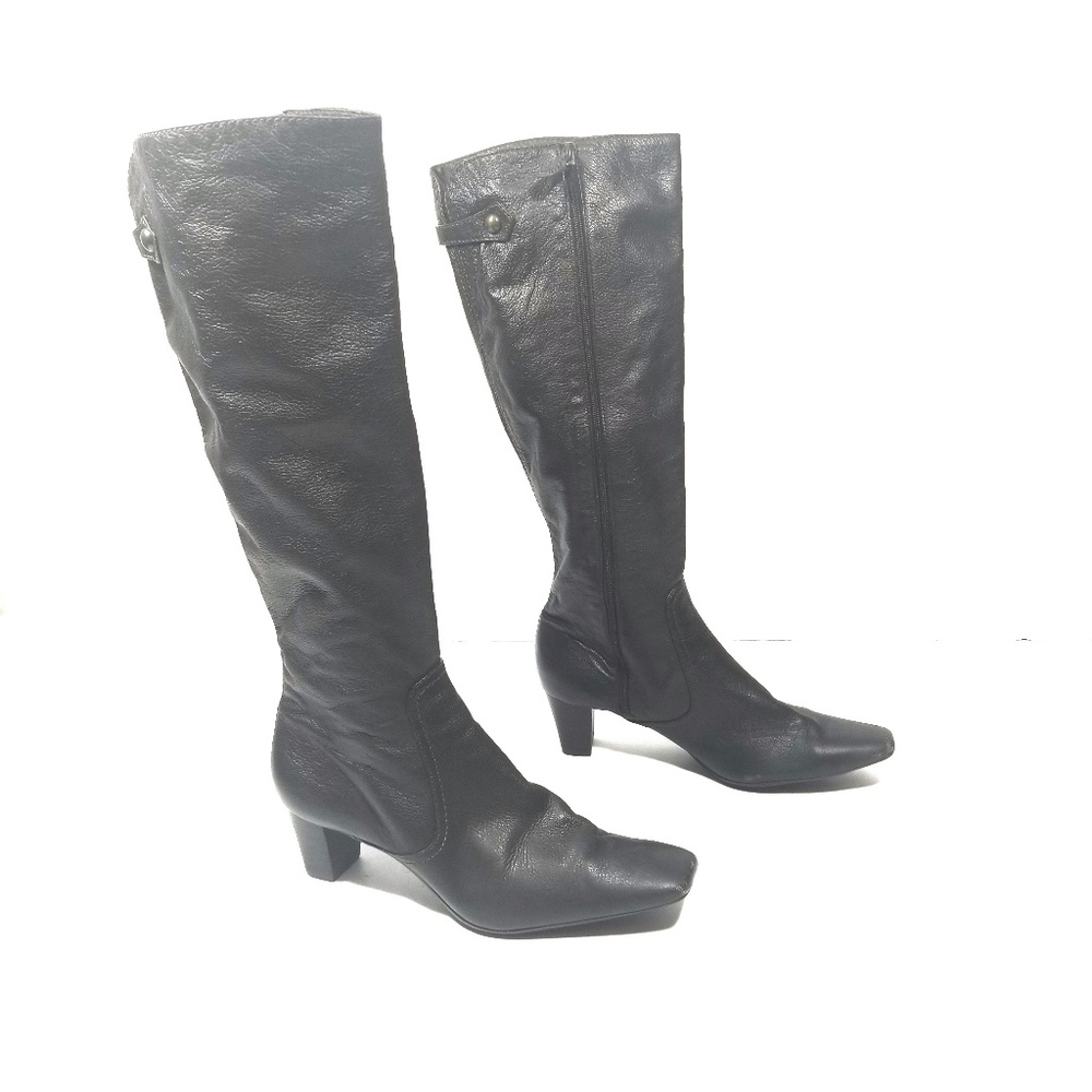 Cole Haan Brown Leather Tall Boots / 6.5